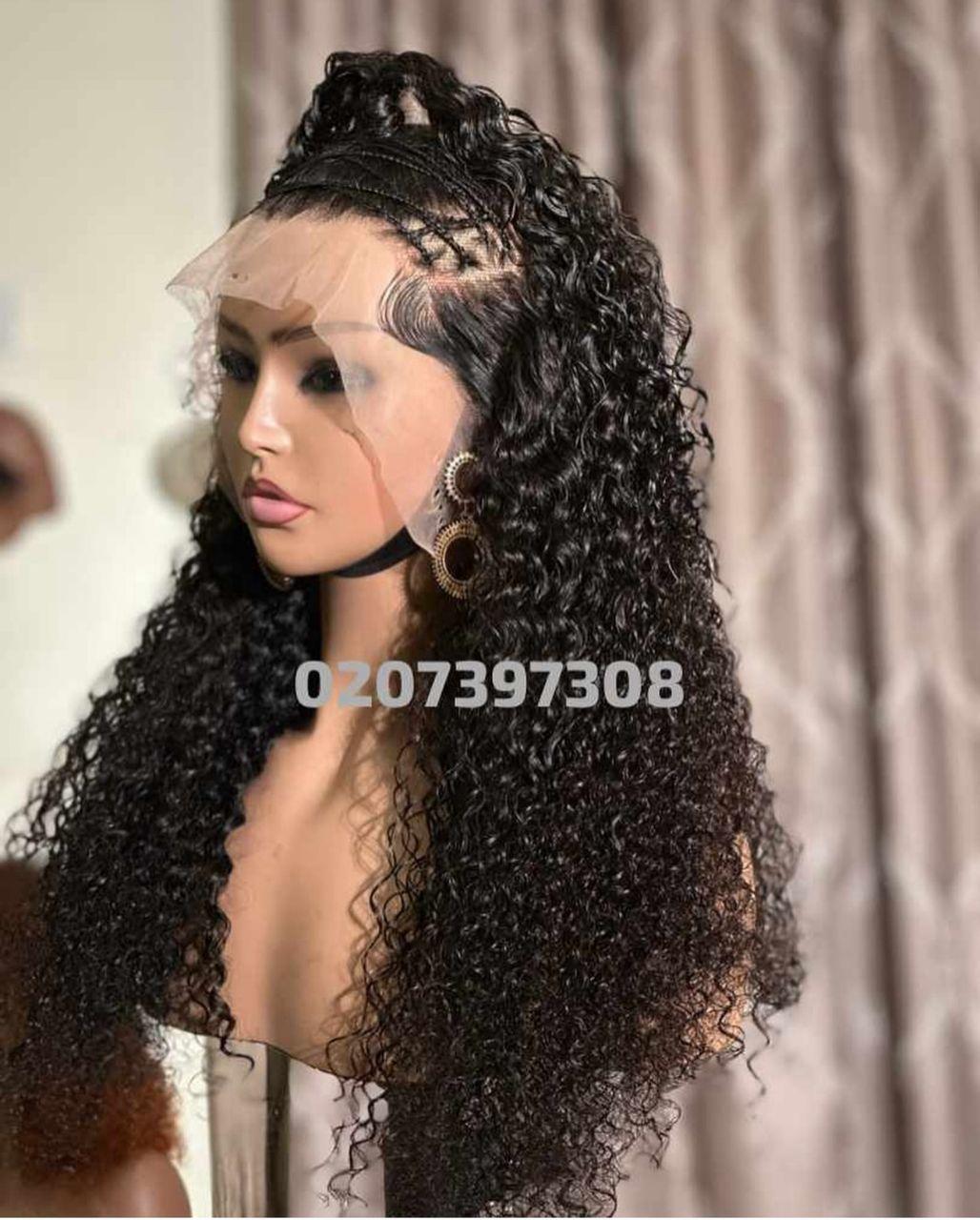 13*4 JerryCurl Wig