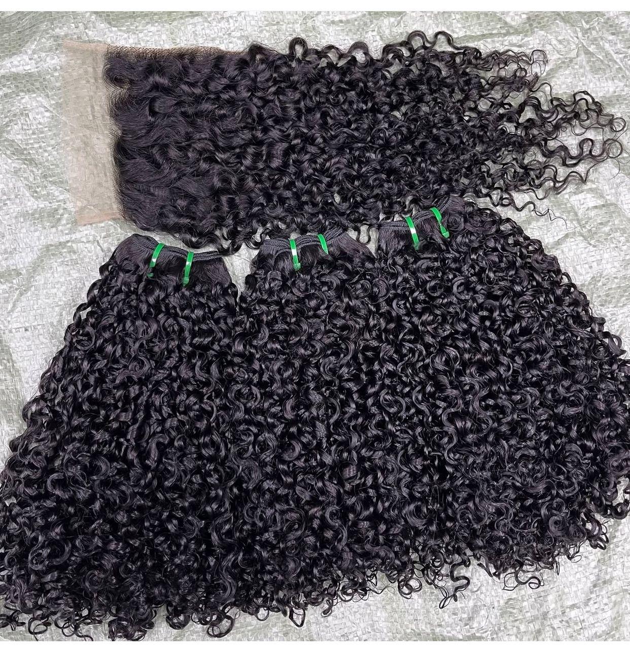 pixie curl and closure