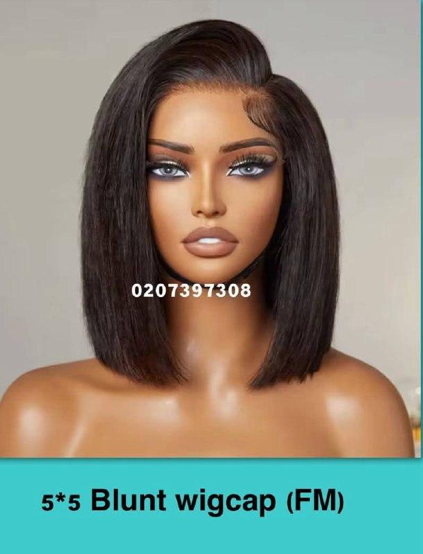 5*5 Blunt Closure Wig - DD