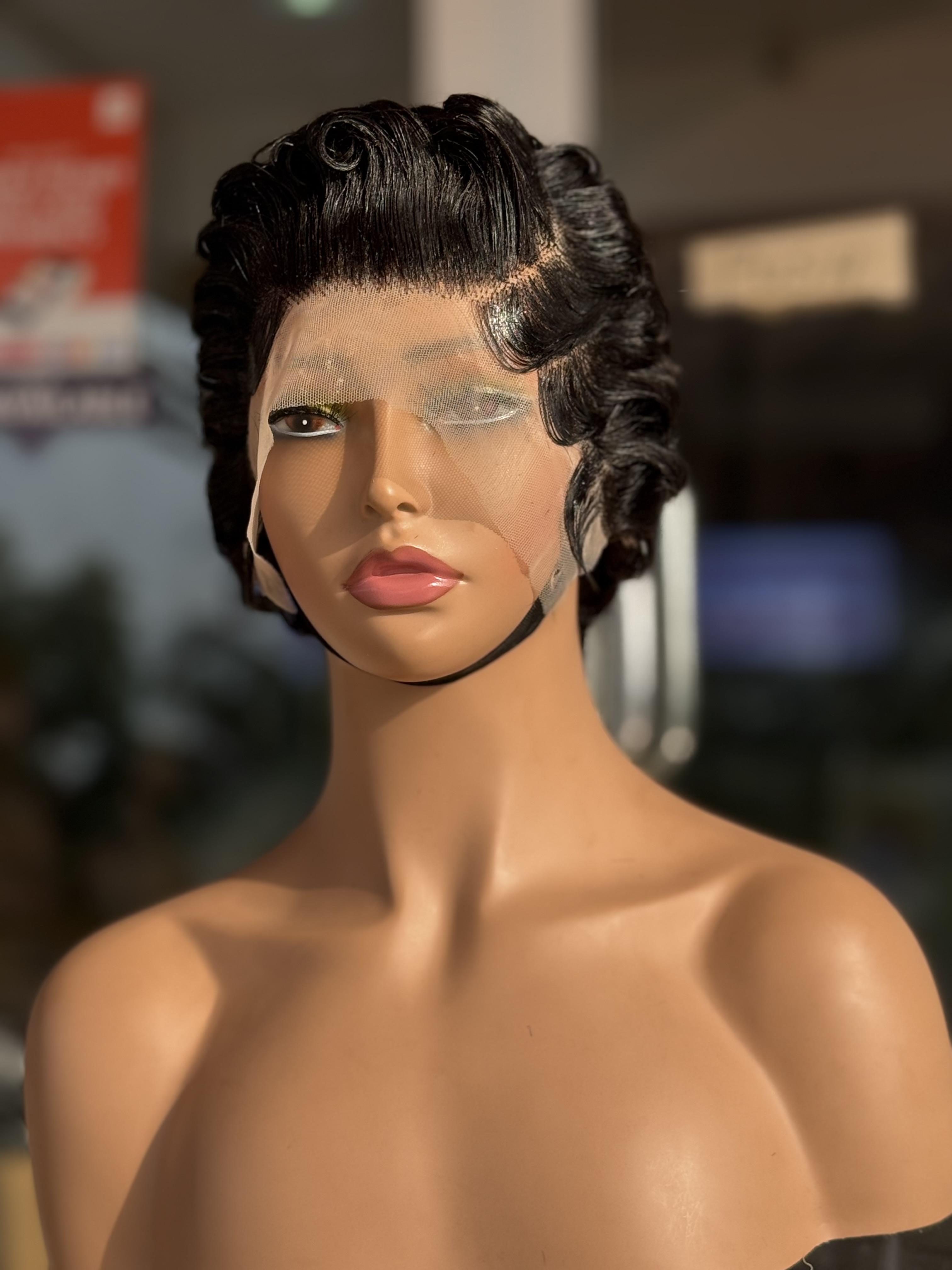 Coco glueless frontal Pixie
